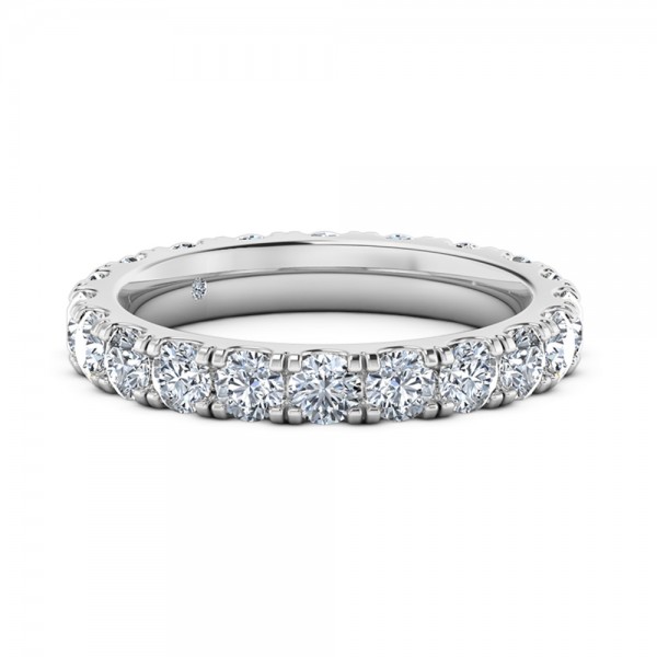 Diamond Eternity Ring 18K White Gold
